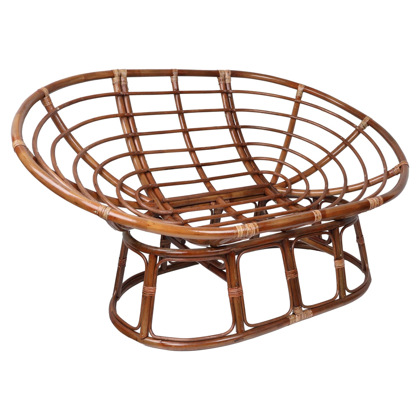Double Papasan Chair frame with DELUXE cushion - Twill Fabric