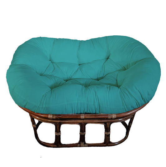 Double Papasan Chair frame with DELUXE cushion - Microsuede Fabric