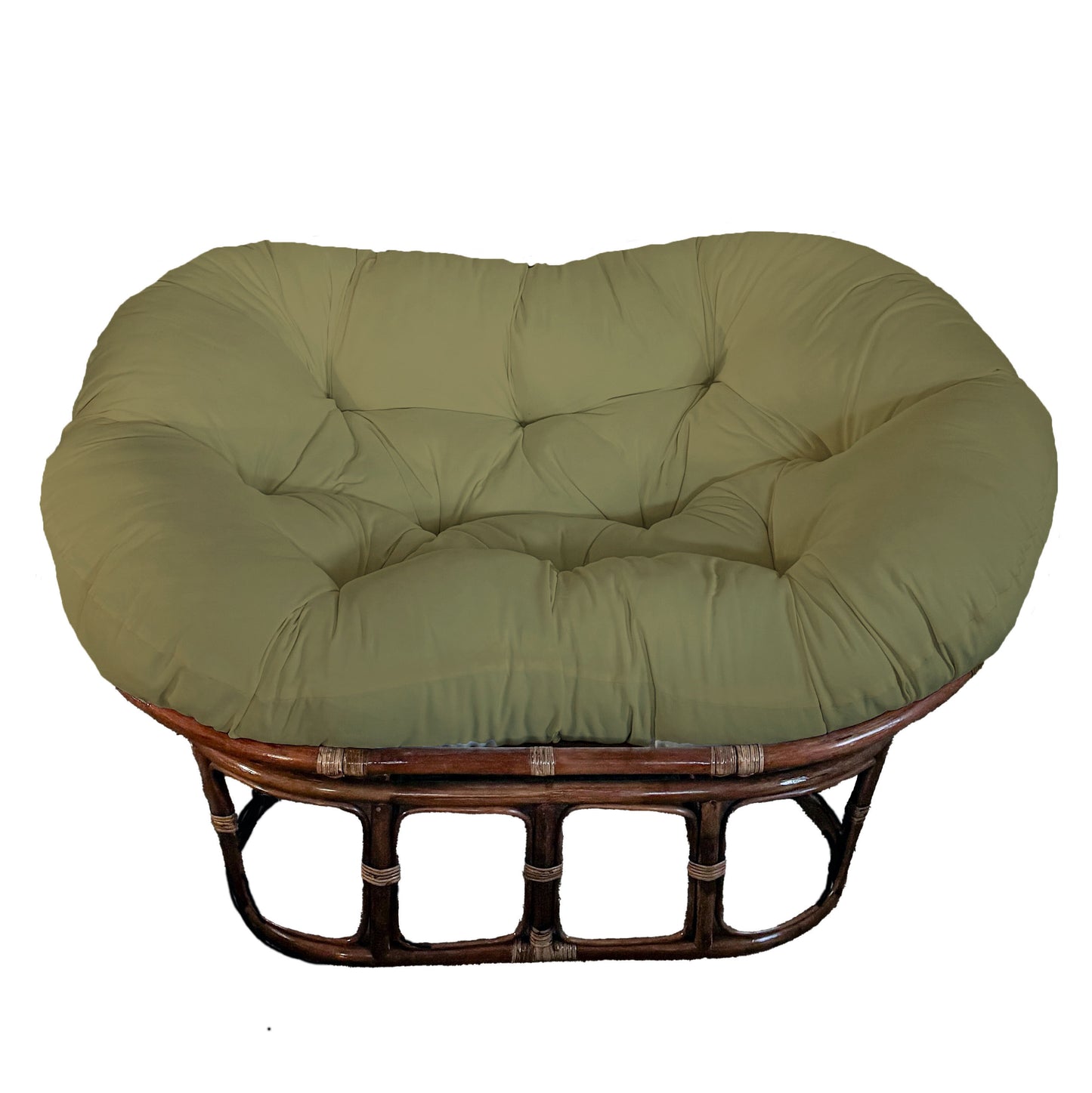 Double Papasan DELUXE cushion Only (NO FRAME) - Twill Fabric