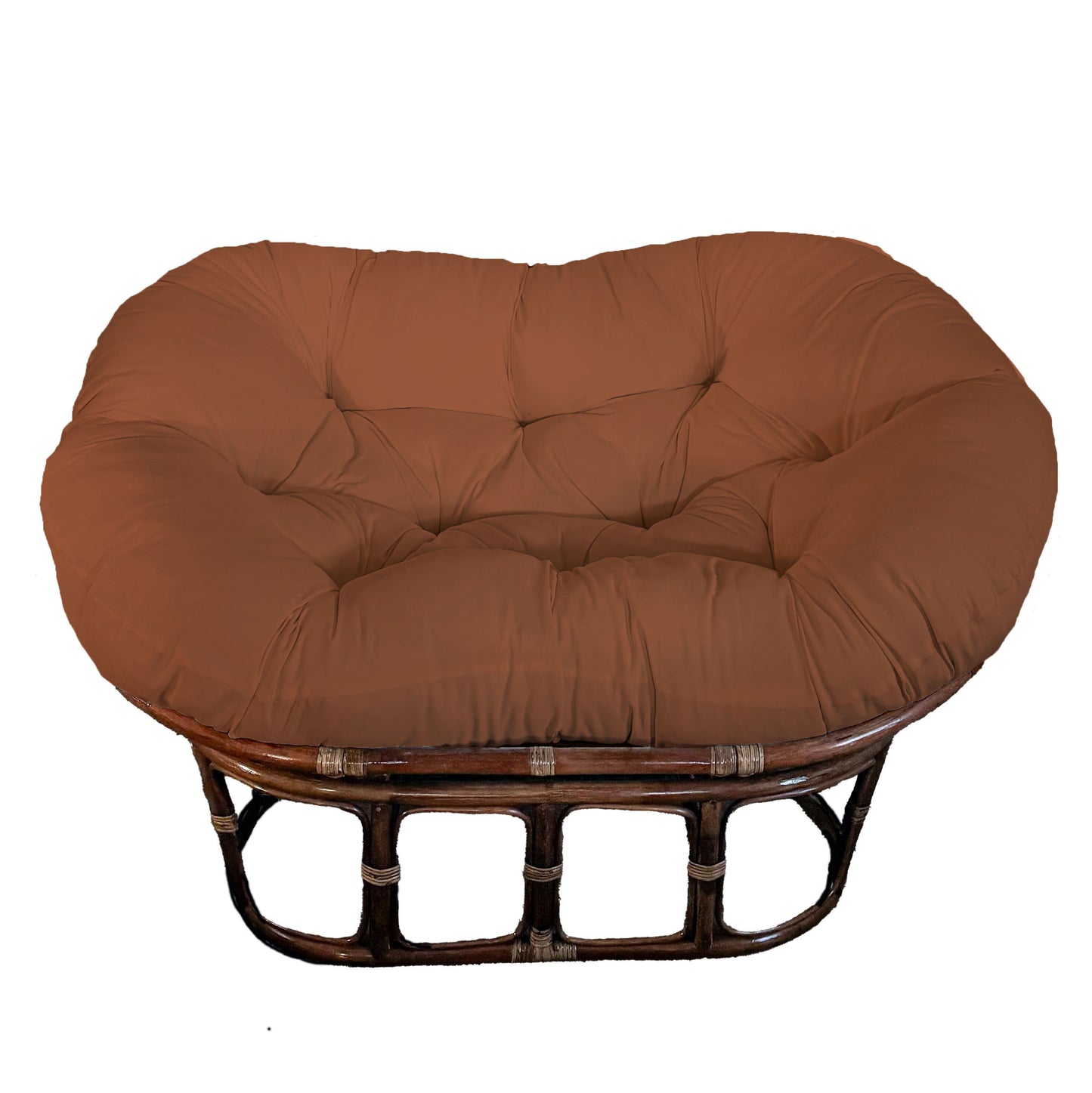 Double Papasan DELUXE cushion Only (NO FRAME) - Solid Outdoor Fabric