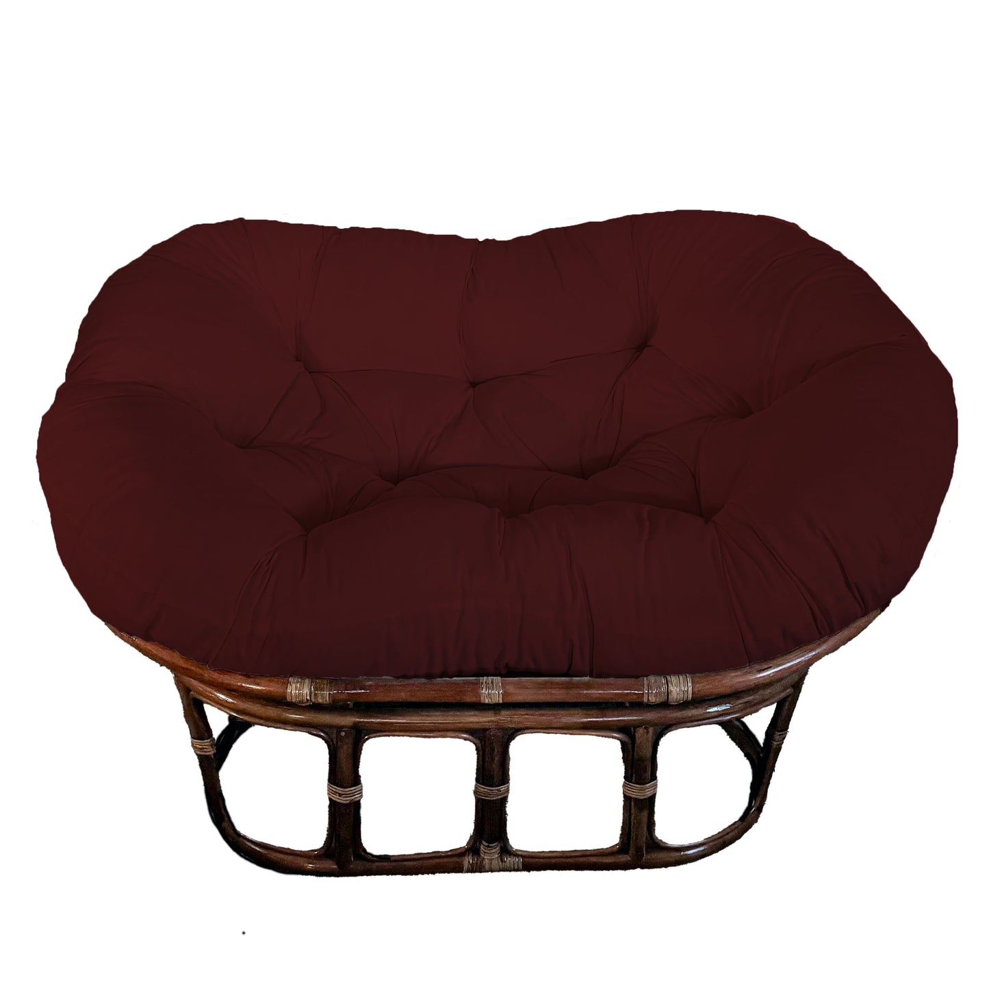 Double Papasan Chair frame with DELUXE cushion - Twill Fabric