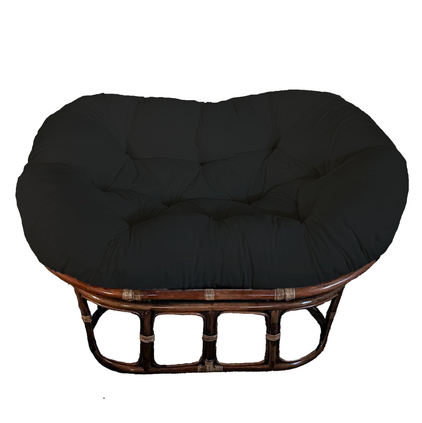 Double Papasan Chair frame with DELUXE cushion - Twill Fabric