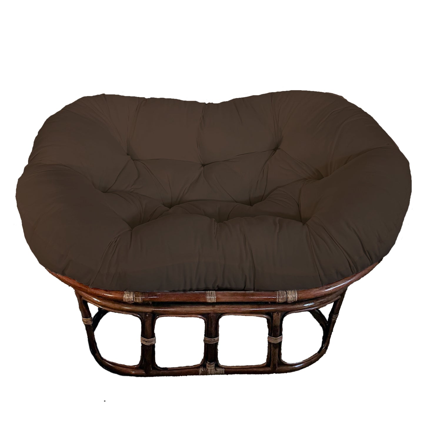 Double Papasan Chair frame with DELUXE cushion - Twill Fabric