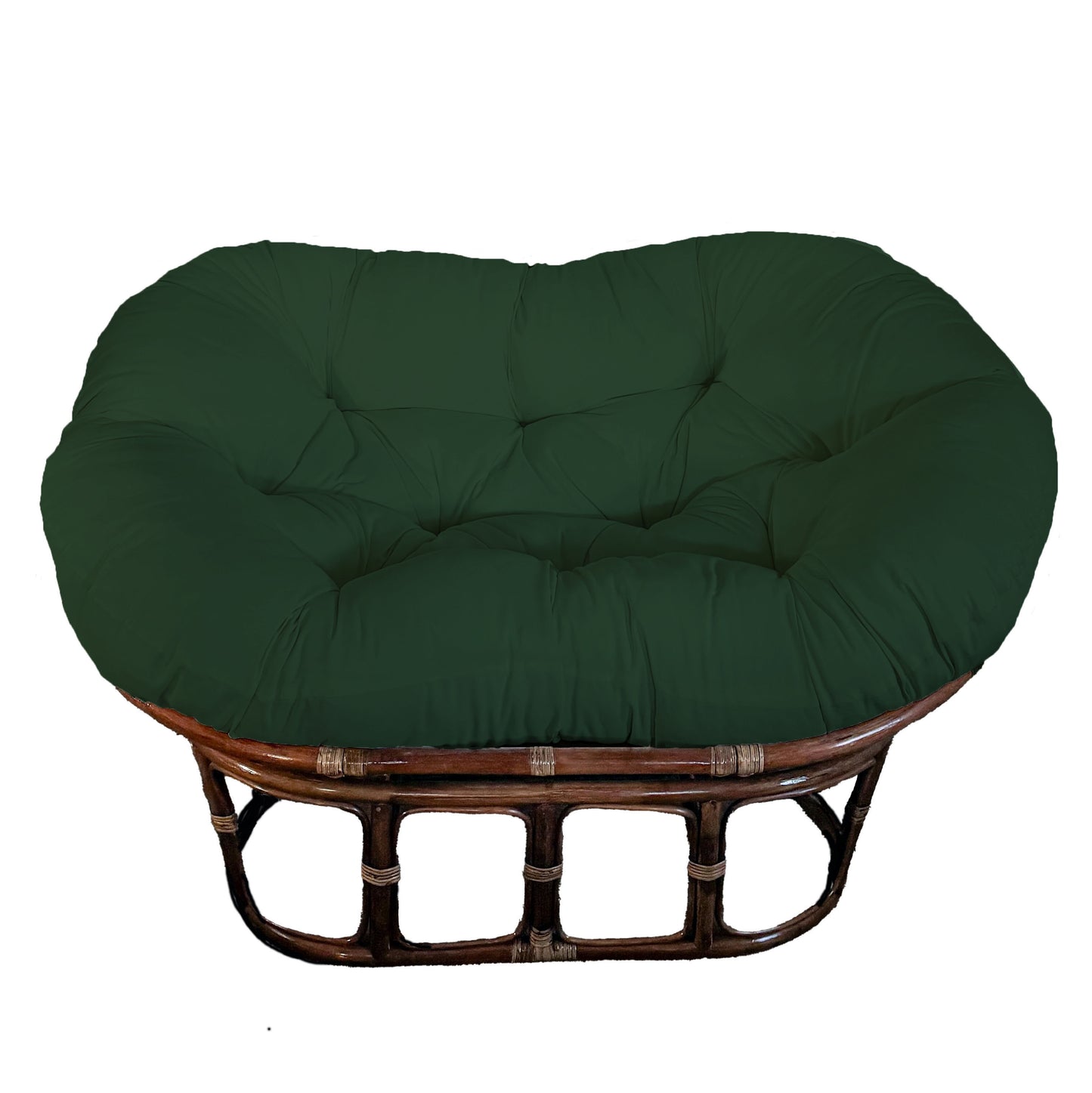 Double Papasan Chair frame with DELUXE cushion - Twill Fabric