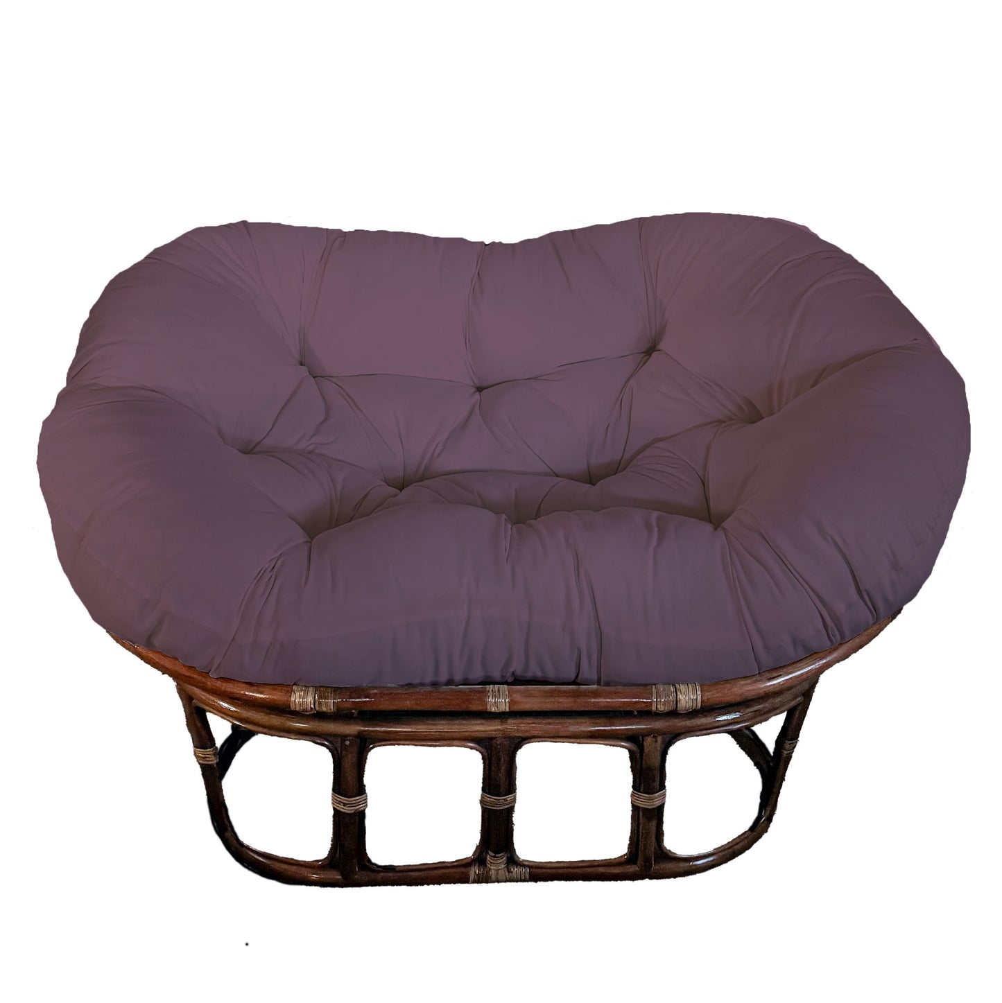 Double Papasan Chair frame with DELUXE cushion - Twill Fabric