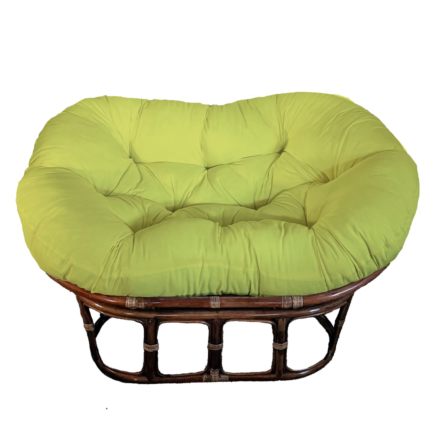 Double Papasan Chair frame with DELUXE cushion - Twill Fabric