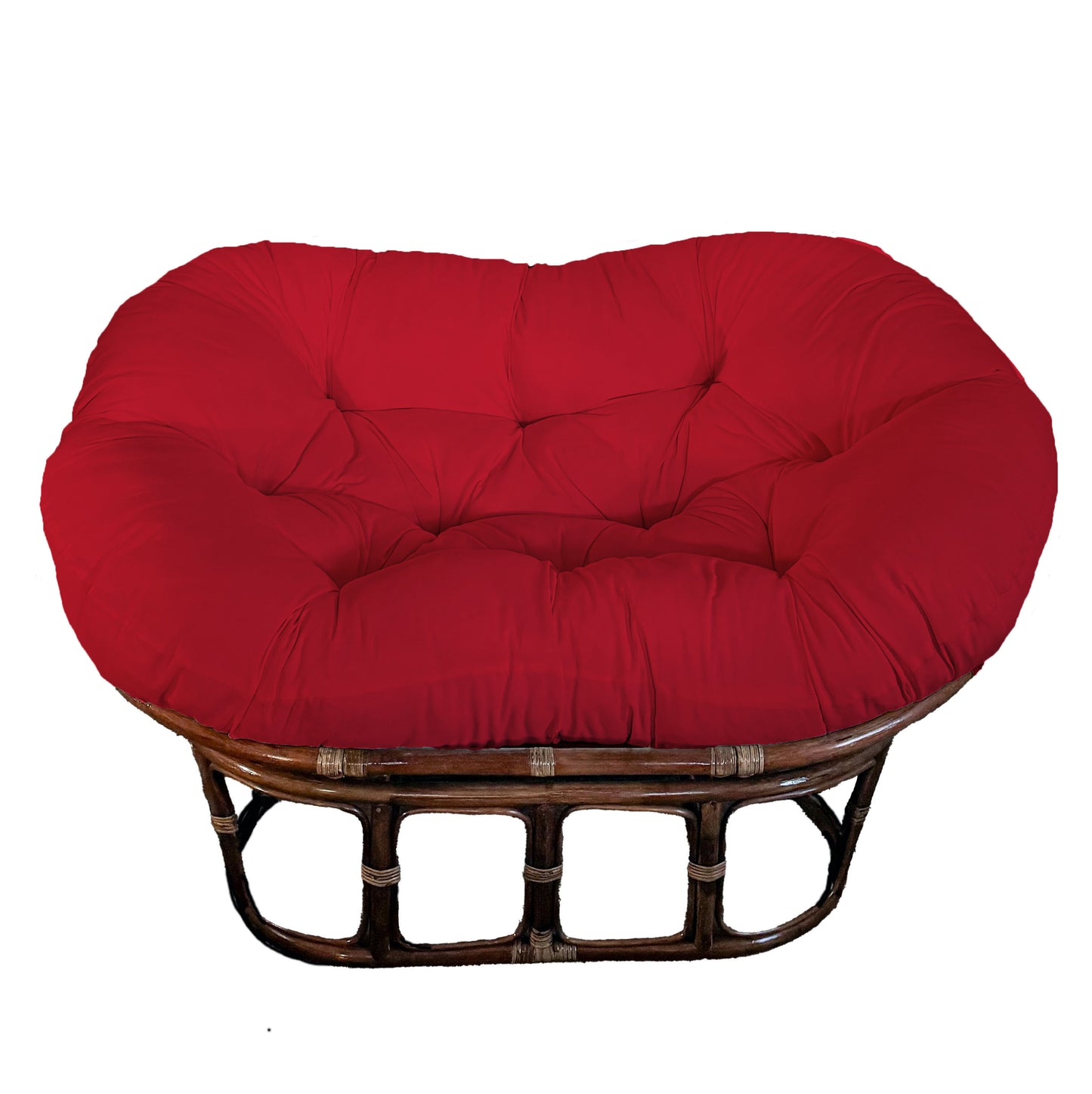 Double Papasan Chair frame with DELUXE cushion - Twill Fabric