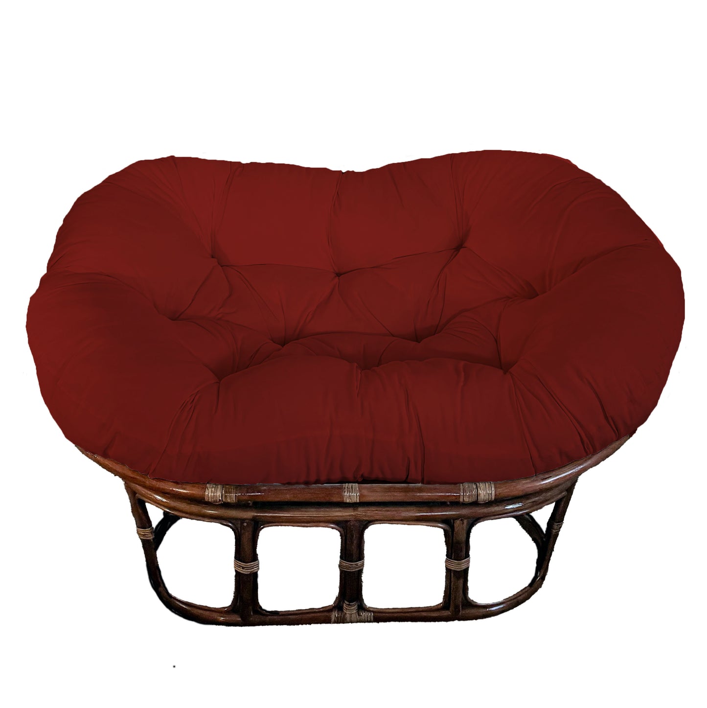 Double Papasan Chair frame with DELUXE cushion - Twill Fabric
