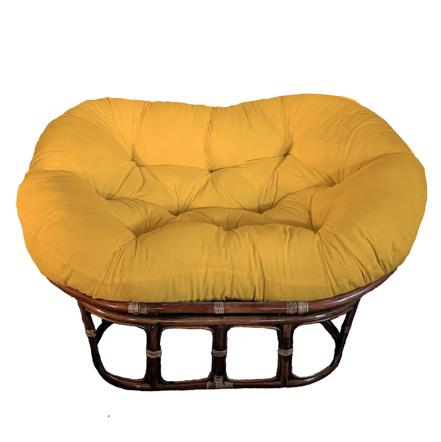 Double Papasan Chair frame with DELUXE cushion - Twill Fabric