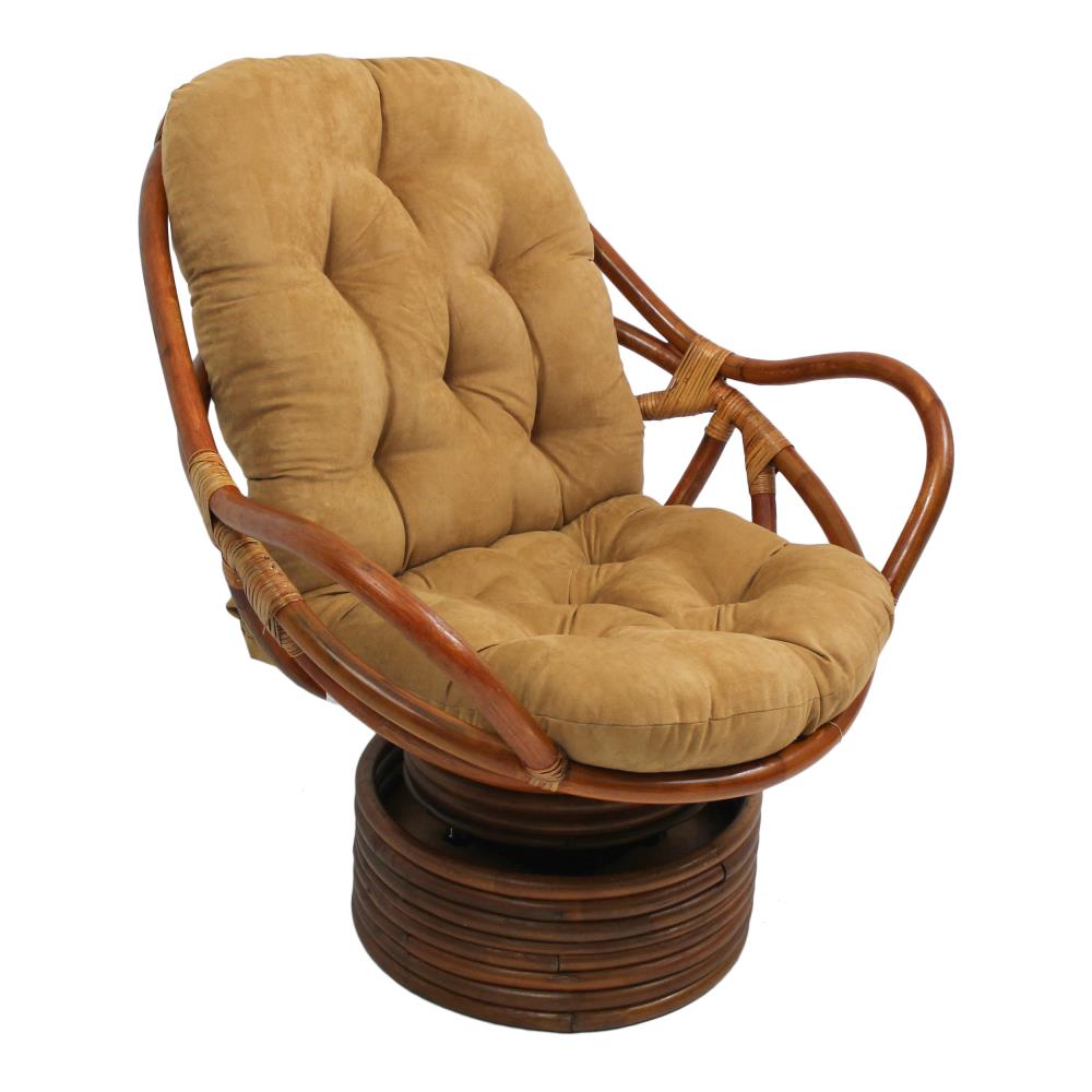 Swivel Rocker FRAME AND CUSHION - Microsuede Fabric