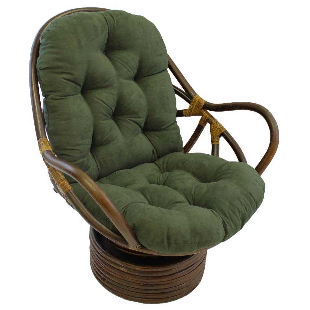 Swivel Rocker FRAME AND CUSHION - Microsuede Fabric