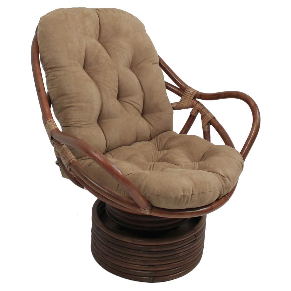 Swivel Rocker FRAME AND CUSHION - Microsuede Fabric