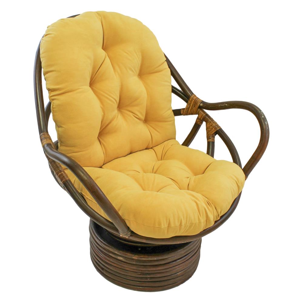 Swivel Rocker FRAME AND CUSHION - Microsuede Fabric