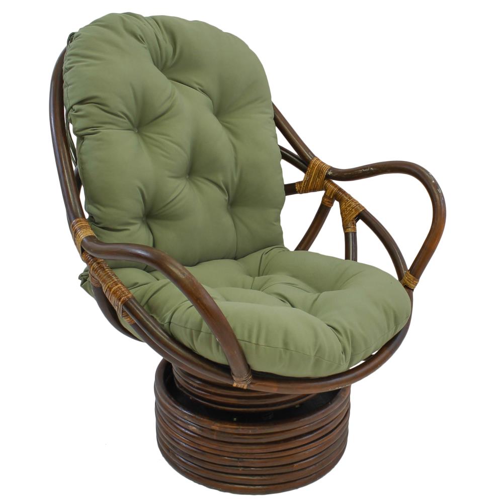 Swivel Rocker FRAME AND CUSHION - Twill Fabric