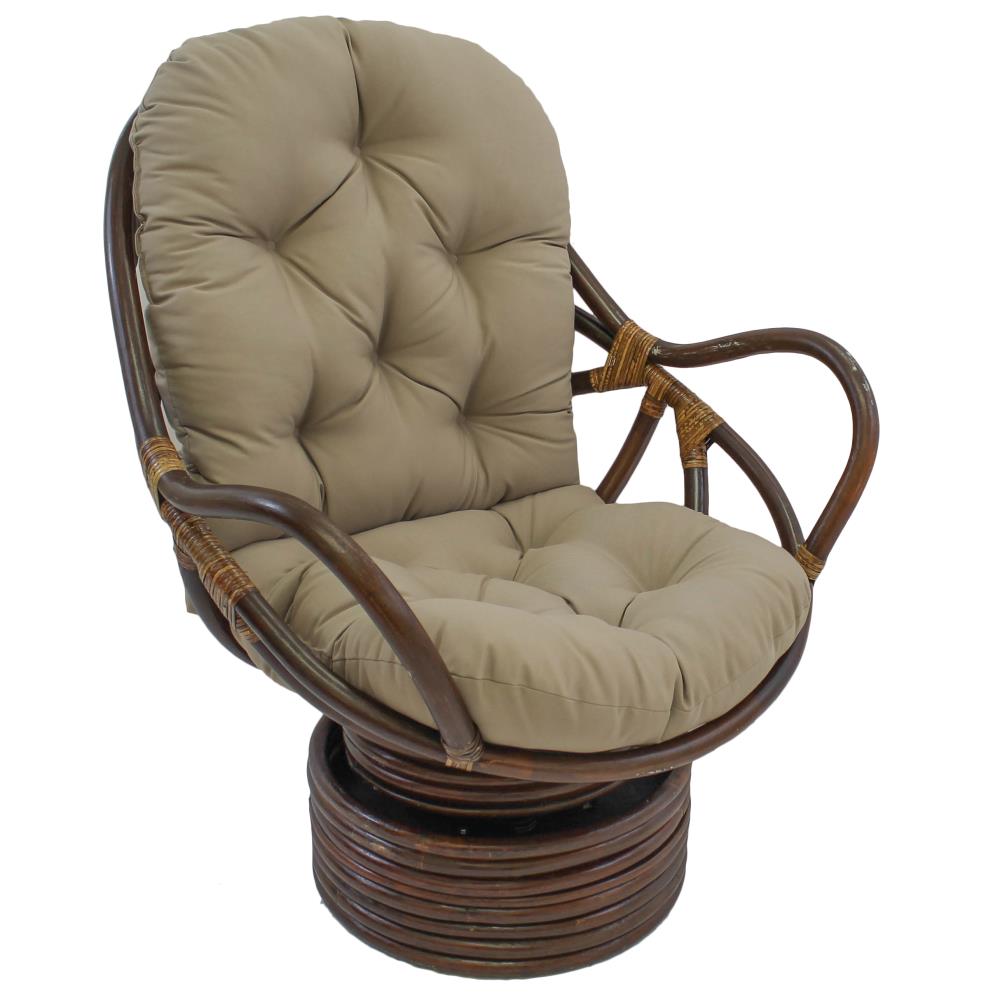 Swivel Rocker FRAME AND CUSHION - Twill Fabric
