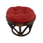 Footstool frame and cushion (Tufted Style) - Microsuede Fabric
