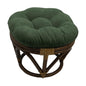 Footstool frame and cushion (Tufted Style) - Microsuede Fabric