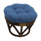 Footstool frame and cushion (Tufted Style) - Microsuede Fabric