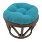 Footstool frame and cushion (Tufted Style) - Twill Fabric