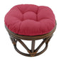 Footstool frame and cushion (Tufted Style) - Twill Fabric