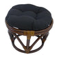 Footstool frame and cushion (Tufted Style) - Twill Fabric