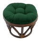 Footstool frame and cushion (Tufted Style) - Twill Fabric