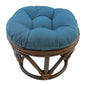 Footstool frame and cushion (Tufted Style) - Twill Fabric