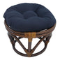 Footstool frame and cushion (Tufted Style) - Twill Fabric