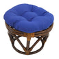 Footstool frame and cushion (Tufted Style) - Twill Fabric