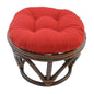 Footstool frame and cushion (Tufted Style) - Twill Fabric