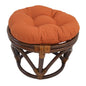 Footstool frame and cushion (Tufted Style) - Twill Fabric