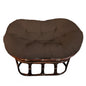Double Papasan Chair frame with DELUXE cushion - Microsuede Fabric