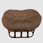 Double Papasan Chair frame with DELUXE cushion - Microsuede Fabric