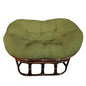 Double Papasan Chair frame with DELUXE cushion - Solid Outdoor Fabric