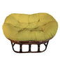 Double Papasan Chair frame with DELUXE cushion - Solid Outdoor Fabric