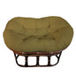 Double Papasan Chair frame with DELUXE cushion - Solid Outdoor Fabric