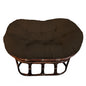 Double Papasan Chair frame with DELUXE cushion - Solid Outdoor Fabric