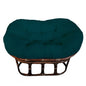 Double Papasan Chair frame with DELUXE cushion - Solid Outdoor Fabric