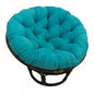 Single Papasan Frame 42″ and cushion - Microsuede Fabric