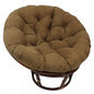 Single Papasan Frame 42″ and cushion - Microsuede Fabric