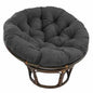 Single Papasan Frame 42″ and tufted cushion - Twill Fabric Range