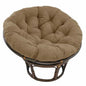 Single Papasan Frame 42″ and cushion - Microsuede Fabric