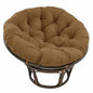 Single Papasan Frame 42″ and cushion - Microsuede Fabric