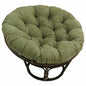 Single Papasan Frame 42″ and cushion - Microsuede Fabric