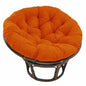Single Papasan Frame 42″ and cushion - Microsuede Fabric