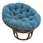 Single Papasan Frame 42″ and cushion - Microsuede Fabric