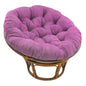 Single Papasan Frame 42″ and cushion - Microsuede Fabric