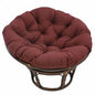 Single Papasan Frame 42″ and tufted cushion - Twill Fabric Range